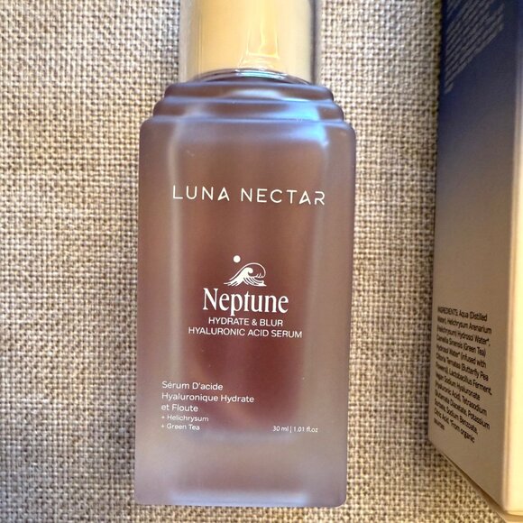 Luna Nectar Neptune Hydrate And Blur Hyaluronic Acid Serum 30ml Moisturizing - Picture 3 of 13